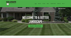 Desktop Screenshot of collegiate-landscaping.com