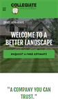 Mobile Screenshot of collegiate-landscaping.com